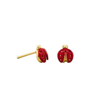 Red ladybird studs by Tiger Tree