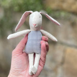 Mini fabric bunny by Little One Too