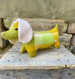 Vintage blanket dachshund sausage dog by Sixpence