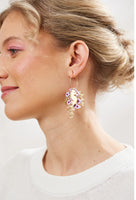 Martha Jean seahorse hoop earrings