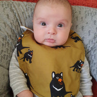 Huggables Tassie devil baby bib