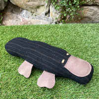 Vintage wool stripe platypus by Sixpence