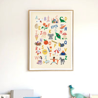 A- Z alphabet print by Lauren Sissons