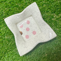 Square ceramic dish by Potterox