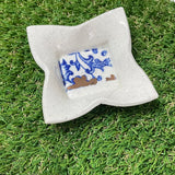 Square ceramic dish by Potterox