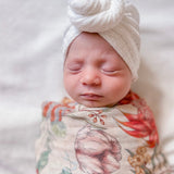 Bubba Bump bamboo muslin wrap – Secret garden