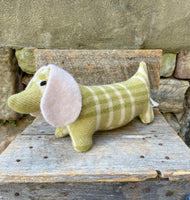 Vintage blanket dachshund sausage dog by Sixpence