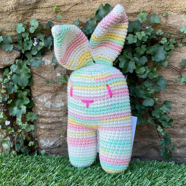 Rattle the crochet bunny