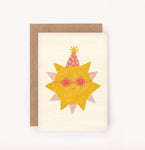 Mini square greeting card by Lauren Sissons