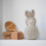 Roly Poly Sonny Bunny rattle by Nana Huchy