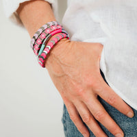 Enamel stacking bracelet by Greenwood Designs